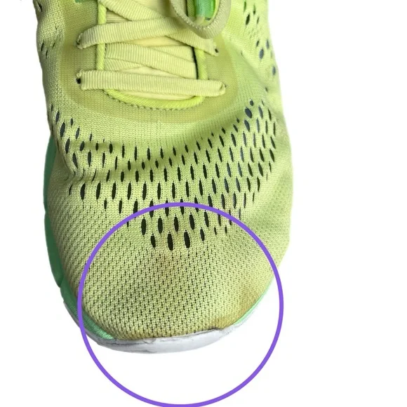 Merrell Barefoot J52440 Size 7.5 Bright Yellow Lime Green and Grey Sneak… - Picture 11 of 13